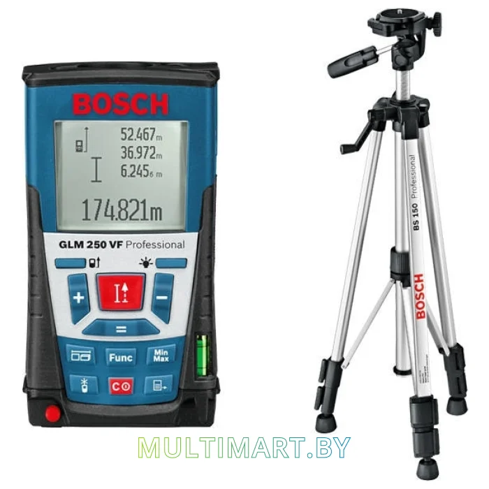Лазерный дальномер Bosch GLM 250 VF + BS 150 Professional (061599402J)